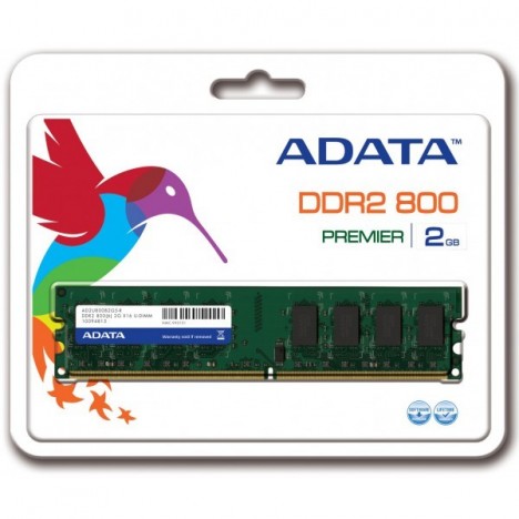 Barette Mémoire Adata 2 Go DDR2 / 800 MHz