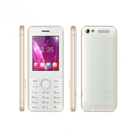 Téléphone Portable Versus Pretty / Double SIM / Blanc&Gold