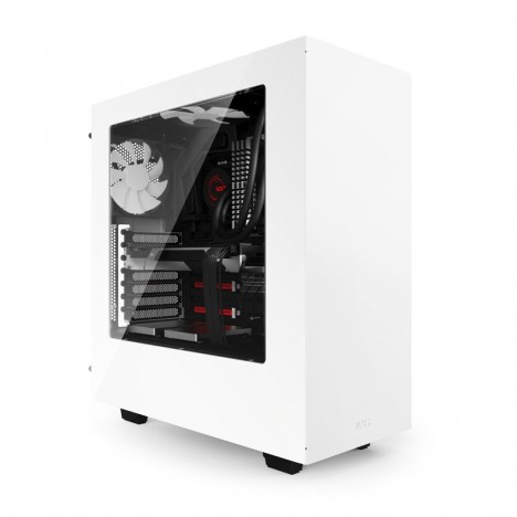 Boitier Gamer NZXT Source S340 / Blanc