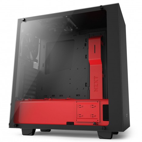 Boitier Gamer NZXT Source S340 Elite / Noir&Rouge