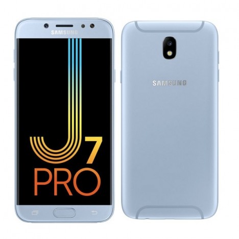 Téléphone Portable Samsung Galaxy J7 Pro / 4G / Bleu + 3 Mois IPTV Offert image 0