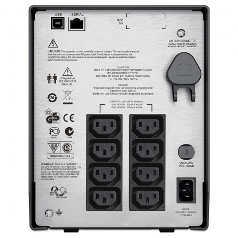 Onduleur In Line APC Smart-UPS C 1500VA 230V Tour / USB + Série Onduleur In Line APC Smart-UPS C 1500VA 230V Tour / USB + Série