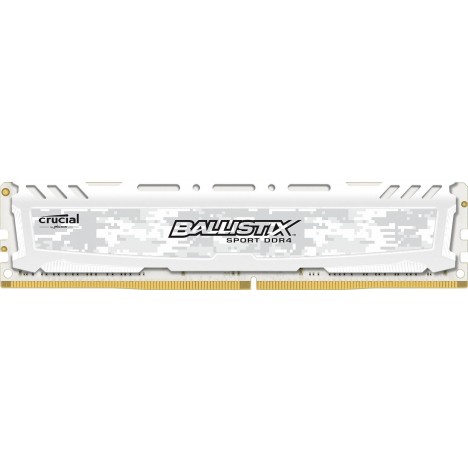 Barrette Mémoire Ballistix Sport LT White 8 Go DDR4 2400 MHz CL16 DR