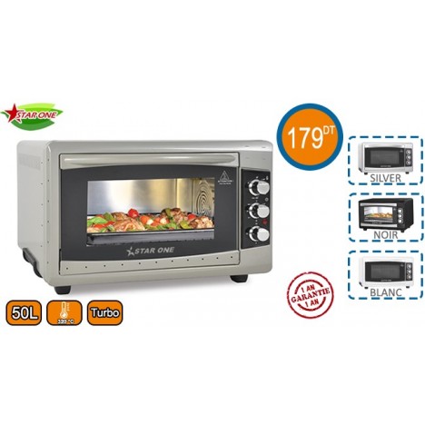 Four électrique STARONE 50 L / 650 W / Inox