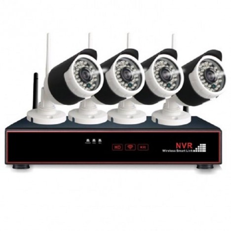 KIT De Surveillance Z-BEN ZB-WK204 1.0 MP 2.4G 4CH / Wifi