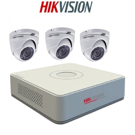 Pack Vidéo Surveillance Hikvision DVR + 3 Caméra Interne