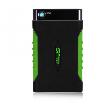 Disque Dur Externe Antichocs Silicon Power Armor A15 1 To / Noir&Vert