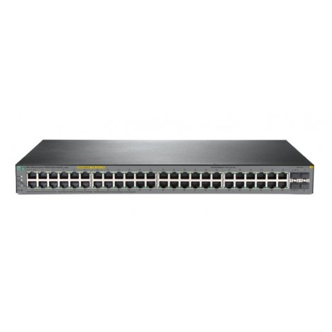 Switch HP 1920S 48 Ports 10/100/1000 Mbps PoE+ (370 W) 4 Ports SFP (JL386A)