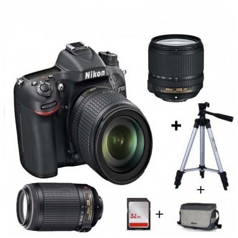 Appareil Photo Réflex Numérique Nikon D7100 + Obj Nikkor 18-55mm + SD SanDisk 32Go + Trépied / Sacoche