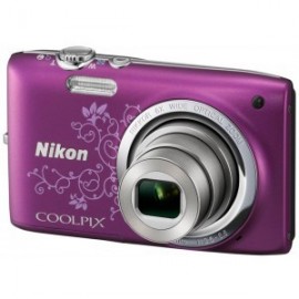 Appareil Photo Nikon S2700 Violet avec Motif Appareil Photo Nikon S2700 Violet avec Motif