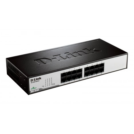 Switch D-Link 16 ports 10/100Mbps Base-T