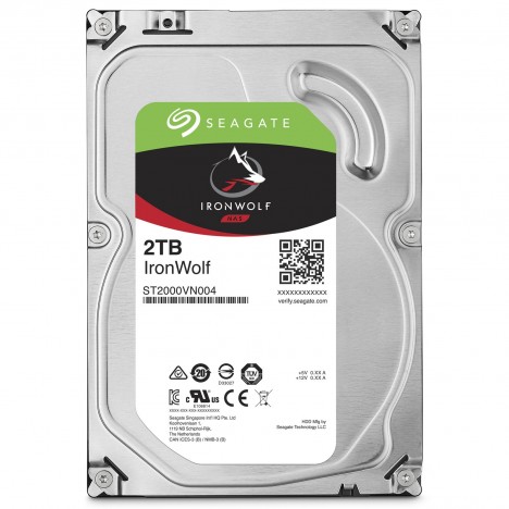 Disque Dur Interne 3.5" Seagate IronWolf 2 To