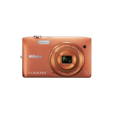 Appareil Photo Nikon Coolpix S3500 Orangé Appareil Photo Nikon Coolpix S3500 Orangé