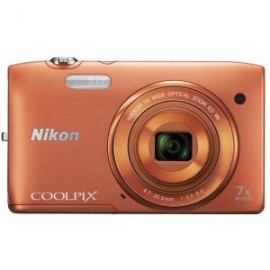 Appareil Photo Nikon Coolpix S3500 Orangé Appareil Photo Nikon Coolpix S3500 Orangé