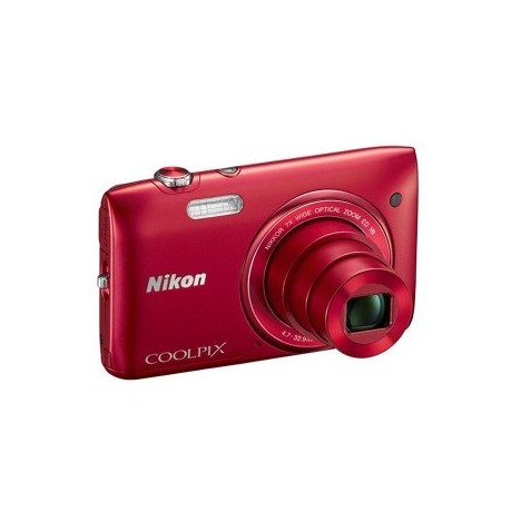 Appareil Photo Nikon Coolpix S3500 Rouge Appareil Photo Nikon Coolpix S3500 Rouge