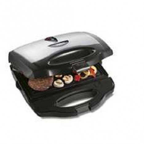 Grill Panini avec plaque amovible 700W, Noir (112410 )