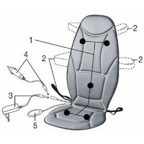 Siège de massage du dos (MG155 )