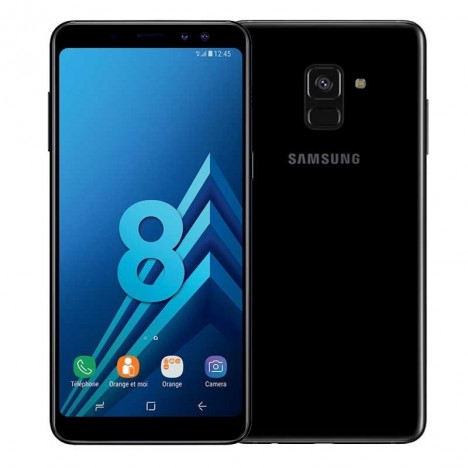 Téléphone Portable Samsung Galaxy A8 (2018) Noir + gratuité 165Dt image 0