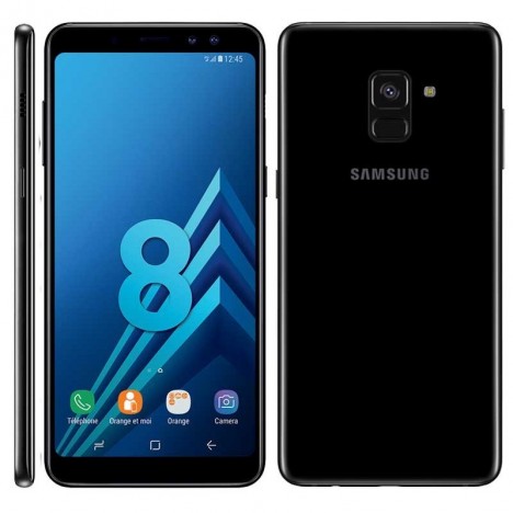 Slide  #1 Téléphone Portable Samsung Galaxy A8 (2018) Noir + gratuité 165Dt