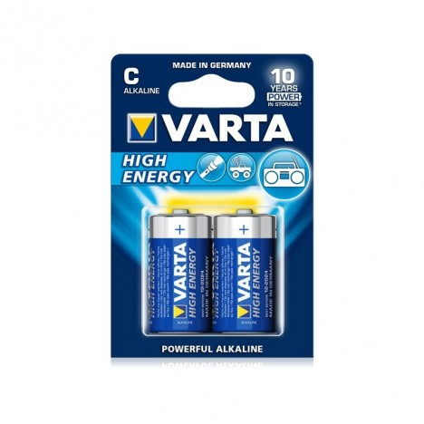 2X PILES C VARTA HIGH ENERGY LR14 BP2