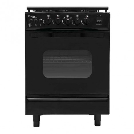 Cuisinière Condor 4 feux 60cm - Noir (F4500B) image 0