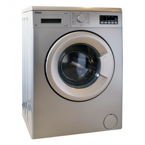Machine à laver Automatique frontale SABA 5 kg Silver SE1042