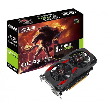 Carte graphique ASUS Cerberus GeForce GTX 1050 Ti O4G image 0