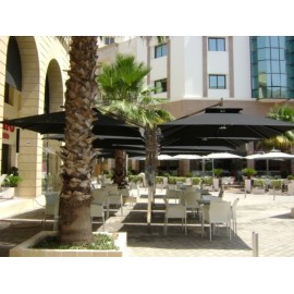 Parasol Carré excentré BARBADOS 8m² P-BARBADOS-CE8