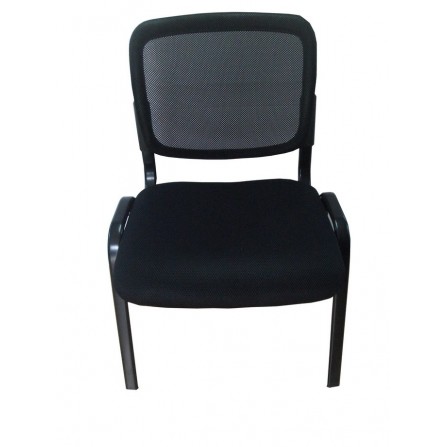 Chaise Visiteur Iso Net Copertina Noir et Rouge 2