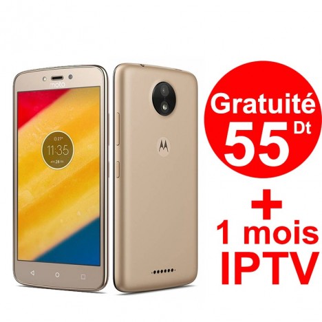 Smartphone Motorola Moto C / 4G / Gold + 3 Mois IPTV image 0