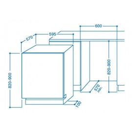Lave-Vaisselle INDESIT 13 CVT 4 programmes Totalement intégrable DIF04B1EU Lave-Vaisselle INDESIT 13 CVT 4 programmes Totalement intégrable DIF04B1EU