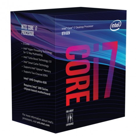 Processeur INTEL Core COFFEE LAKE I7-8700 8ème génération