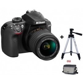 Appareil Photo Réflex Numérique Nikon D3400 + Obj Nikkor 18-55mm + Trépied ou Sacoche Appareil Photo Réflex Numérique Nikon D3400 + Obj Nikkor 18-55mm + Trépied ou Sacoche