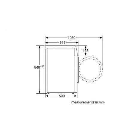 Machine à laver BOSCH 8 KG Blanc WAK20210ME Machine à laver BOSCH 8 KG Blanc WAK20210ME