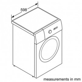 Machine à laver BOSCH 8 KG Blanc WAK20210ME Machine à laver BOSCH 8 KG Blanc WAK20210ME