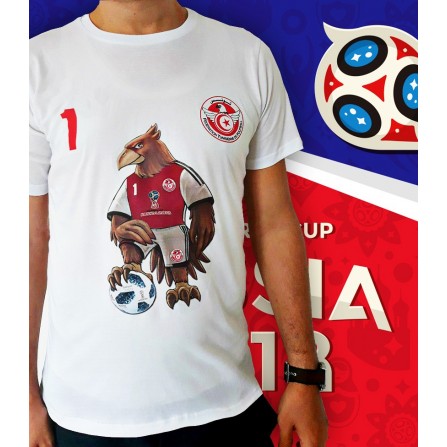 T-Shirt Equipe National Russia 2018 Blanc