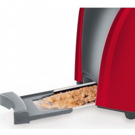 Grille Pain Rectangulaire BOSCH 900W Rouge Bordeaux TAT6104