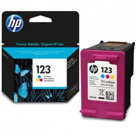 Cartouche d'Encre HP 123 Trois couleurs - 100 Pages
