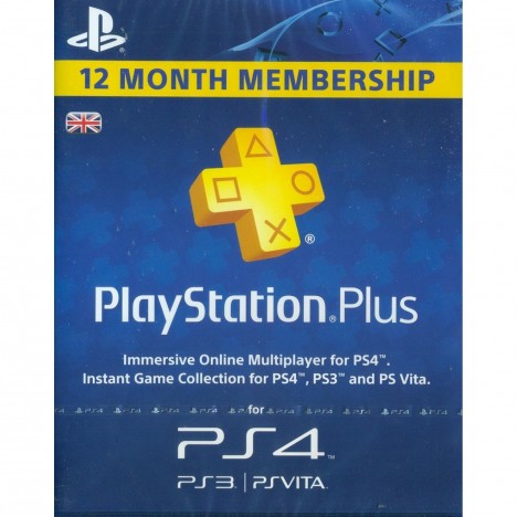 Playstation Plus LiveCards - Abonnement 12 mois