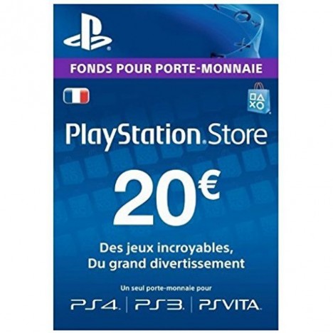 Carte PlayStation Store PS4 - 20 Euro