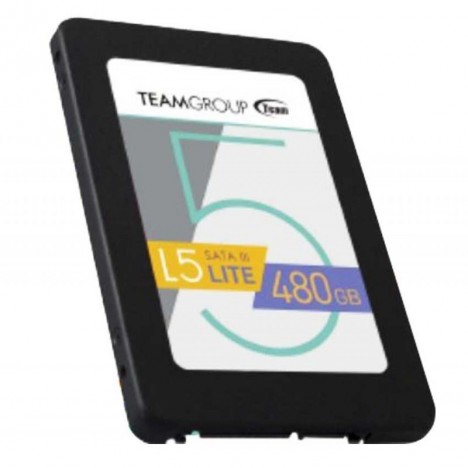 Disque Dur SSD TEAM GROUP L5 LITE 480 Go SSD 2.5" (T2535T480G0C101)