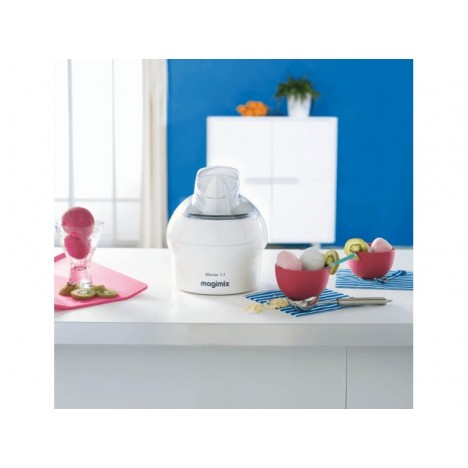 Sorbetière MAGIMIX 1.1L Blanc 15 W 11660 Sorbetière MAGIMIX 1.1L Blanc 15 W 11660