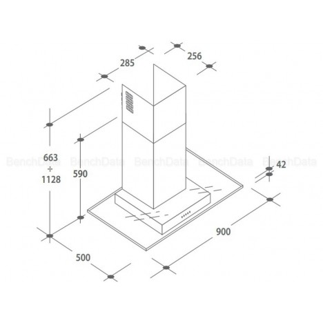 Hotte Décorative Murale CANDY 90cm Inox CVM970LX Hotte Décorative Murale CANDY 90cm Inox CVM970LX