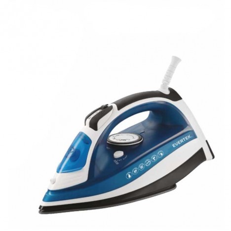 Fer à Repasser EVERTEK Iron Power 2600W - Bleu & Blanc HFR2630YY