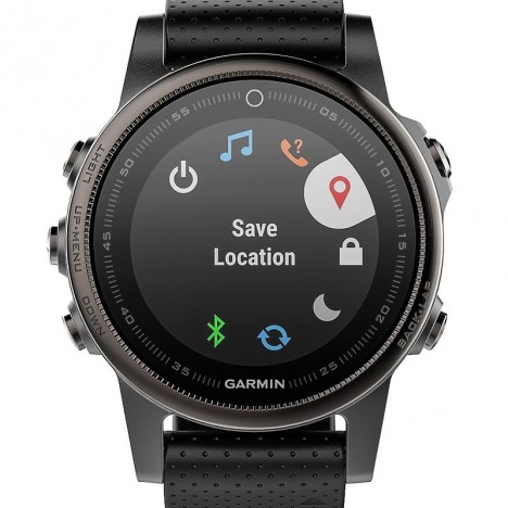 Montre Connecté GARMIN FENIX 5S saphire grey and black 010-01685-11