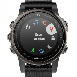 Montre Connecté GARMIN FENIX 5S saphire grey and black 010-01685-11