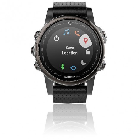 Montre Connecté GARMIN FENIX 5S saphire grey and black 010-01685-11