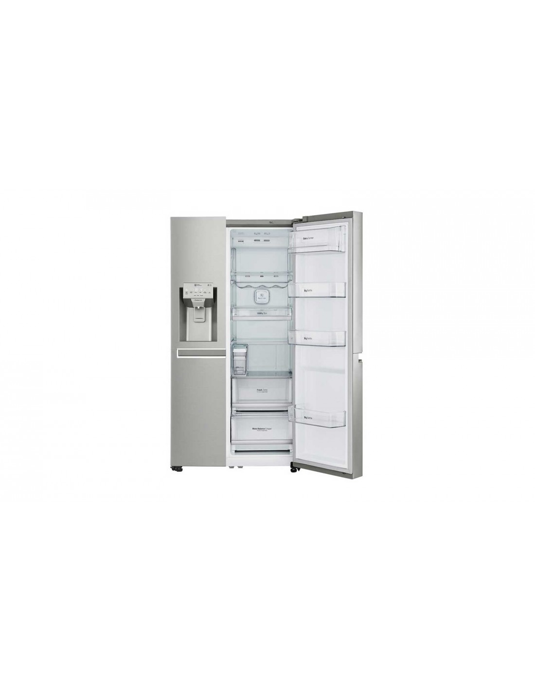 Refrigerateur Side by Side LG 658 L SILVER GCJ247 prix tunisie Price.tn