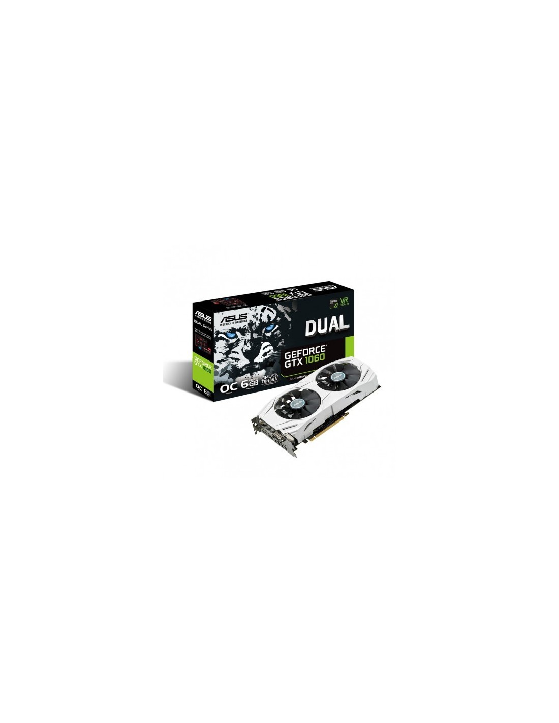 Slide  #1 Carte Graphique Asus Dual Nvidia GeForce GTX 1060 6 Go DDR5/OC (90YV09X0-M0NA00)