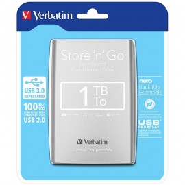 Disque Dur Externe Verbatim Store'n' Go USB 3.0 / 500 GO / Noir Disque Dur Externe Verbatim Store'n' Go USB 3.0 / 500 GO / Noir